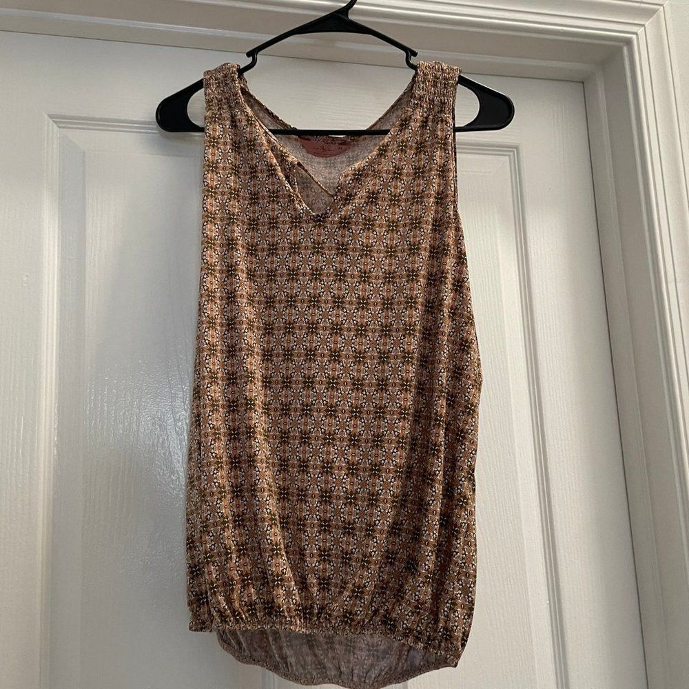 SJS Women's Sleeveless Tops Size Medium Multicolor